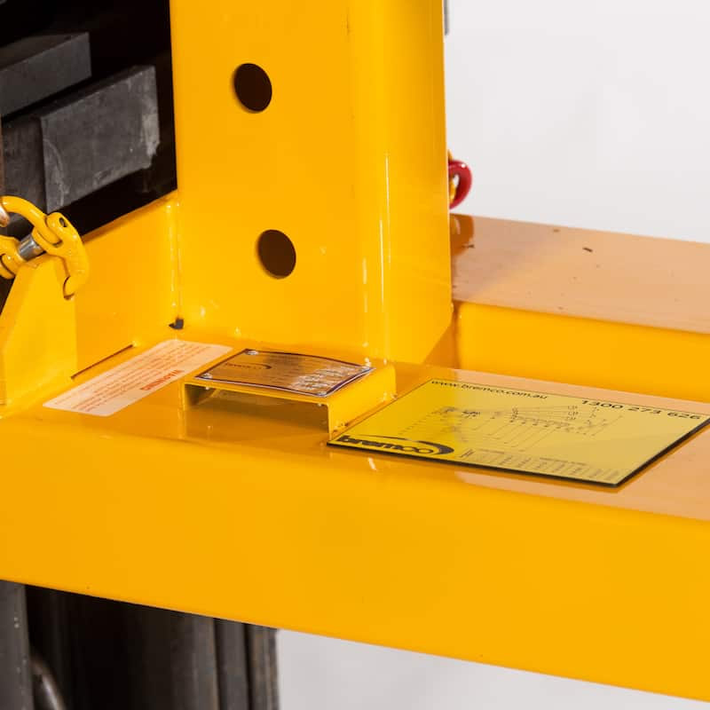 Adjustable Forklift Jib Attachment 2000kg Australian Made Equipment