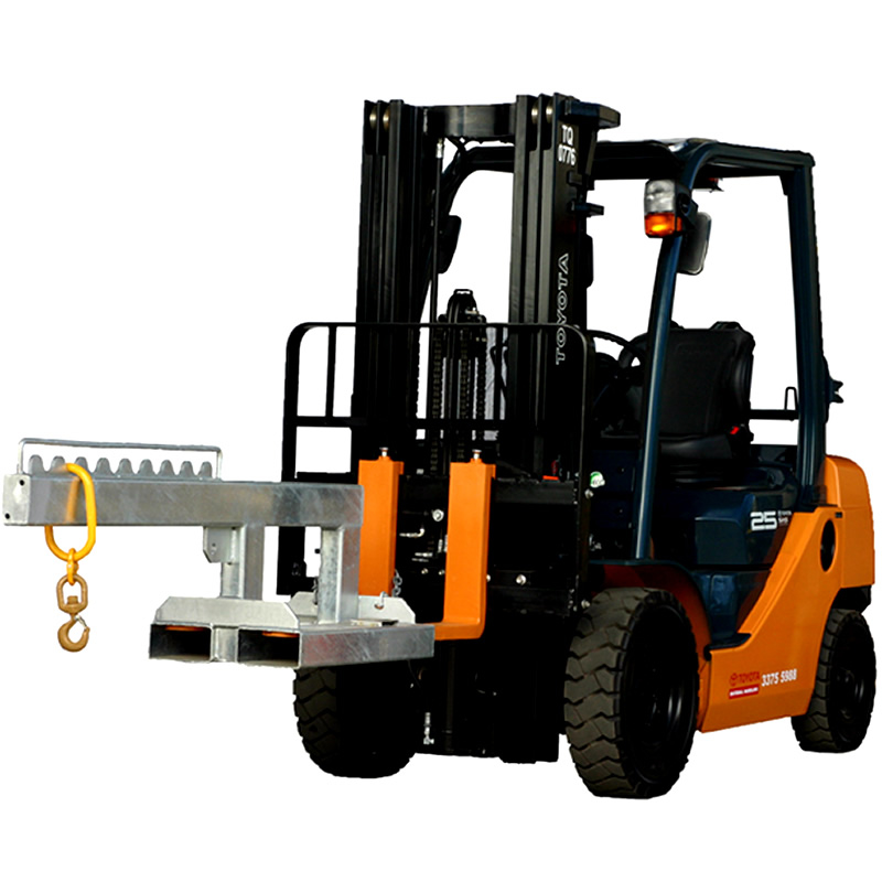 Fixed Forklift Jib Attachment 1800kg Australian Made Equipment