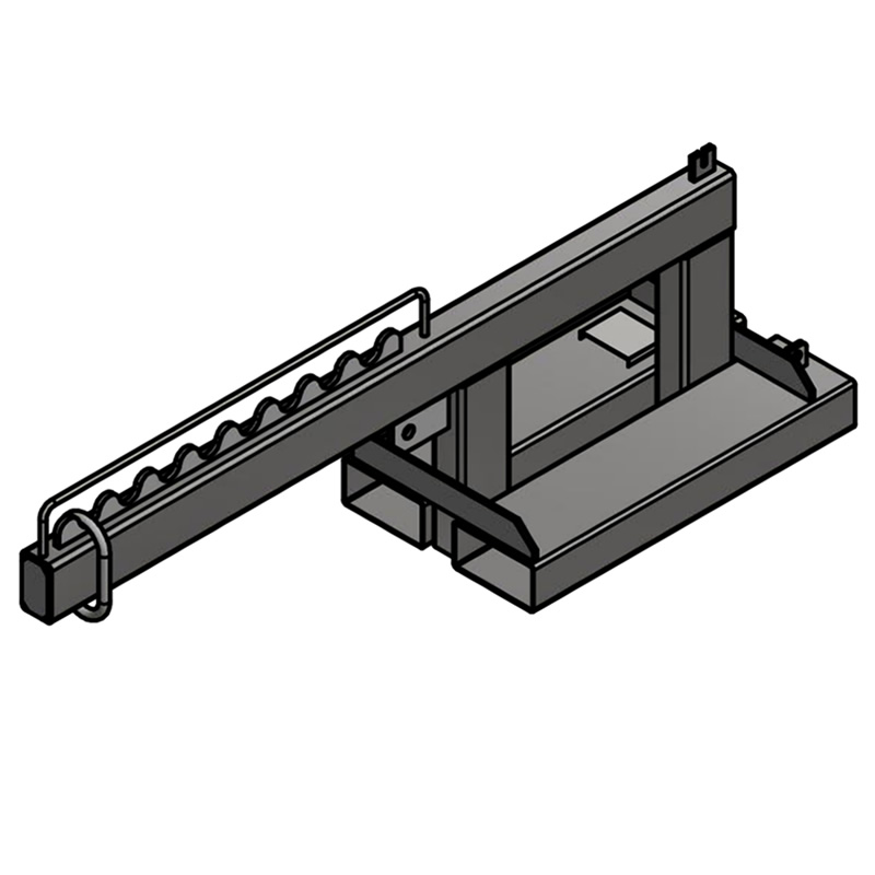 Fixed Forklift Jib Attachment 1800kg Australian Made Equipment