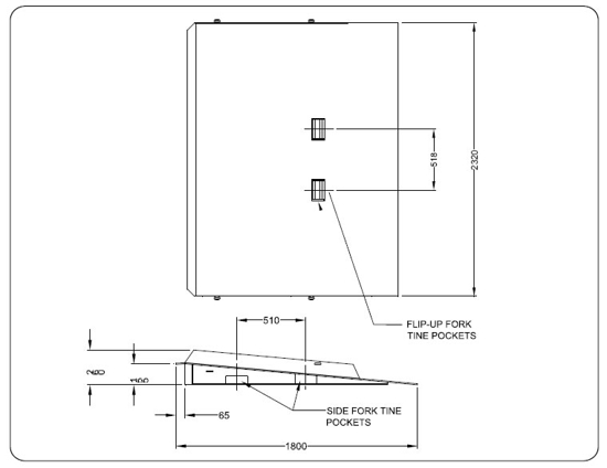 8 Tonne Standard Container Ramp | Forklift Container Ramps