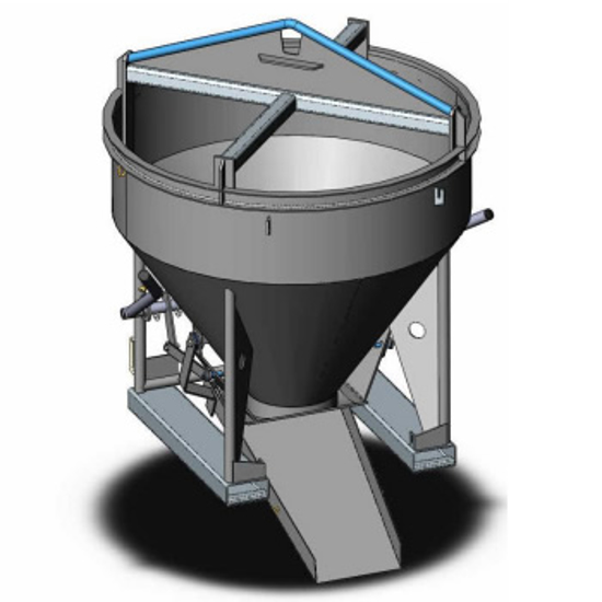 Concrete Kibble 1.5m3 : Kibble 1.5m3 : Standard 1.5 m3 Kibble Brisbane ...