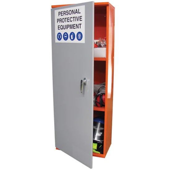 PPE Storage Cabinet Large Single Door with 3 x Shelves