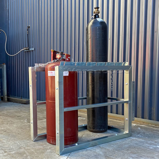 Gas Cylinder Storage Rack Add-on Module - 450x900