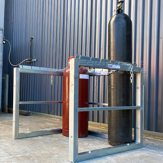Gas Cylinder Storage Rack Add-on Module - 900x900