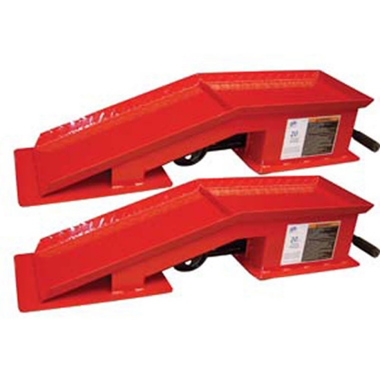 Picture of Heavy Duty Mobile Truck Ramps (Pair) 20 Ton 406mm Track Width