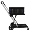 Picture of 2 Tier Folding Trolley with 1 Collapsible Basket - 90kg
