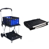 Picture of 2 Tier Folding Trolley with 1 Collapsible Basket - 90kg