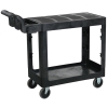 Picture of 2 Tier Trolley with Upright Handle and a Flat Deck Top - 200kg
