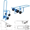 Picture of Carbon Steel Drum Trolley - Drum Pourer Trolley - 350kg